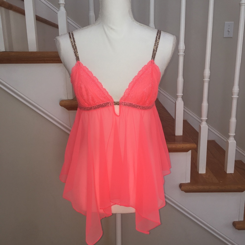 Victoria's Secret y2k chiffon babydoll cami set S
